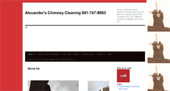 Desktop Screenshot of alexanderschimneyservice.com